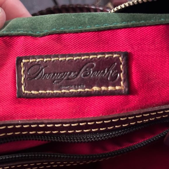 Dooney & Bourke Florentine LARGE Satchel in burgundy color EUC - Picture 10 of 13